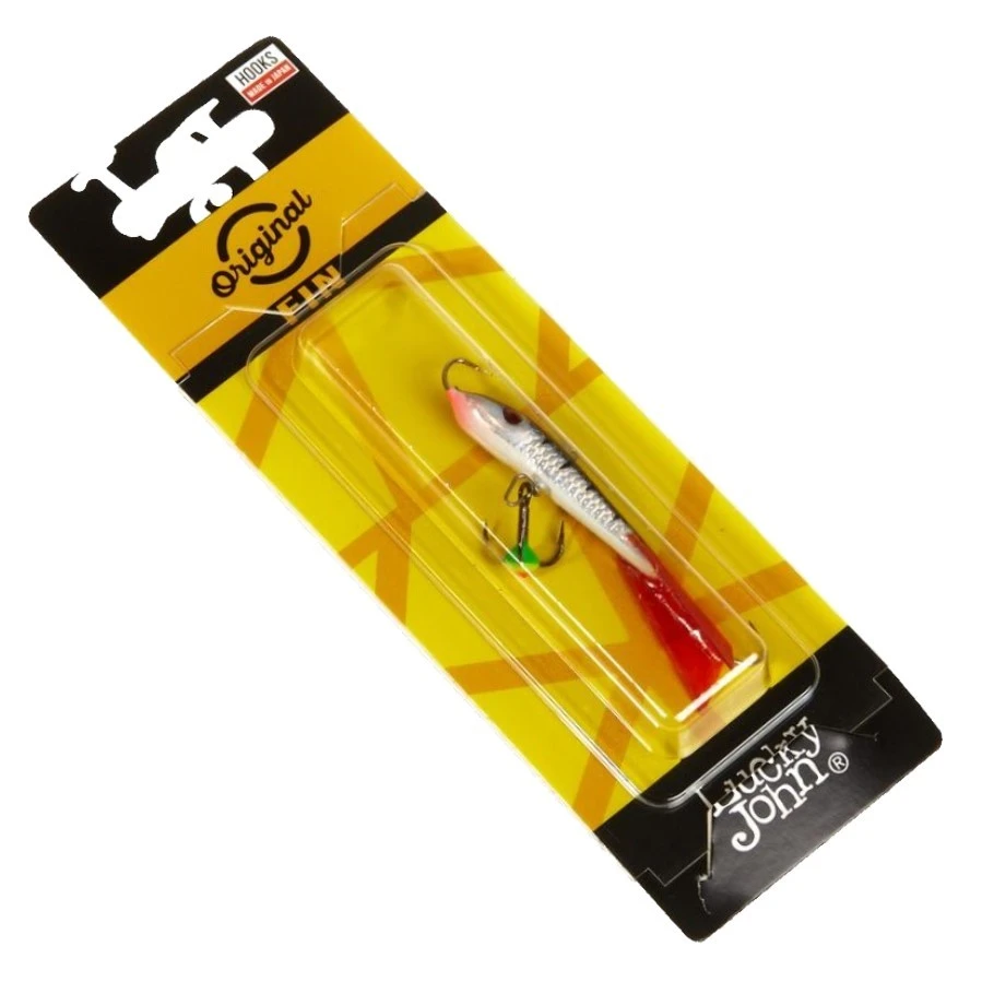 Балансир Lucky John Fin 4 12HRT 11 гр 60 мм   71413-12HRT — крупный план
	                                    2