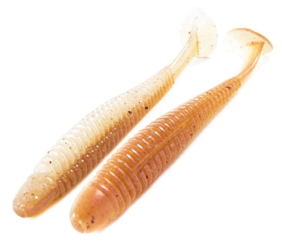 Силиконовая приманка Noike Wobble Shad 4 101 мм 6 шт 134-Wakasagi   NKNJ4134 — крупный план
	                                    1