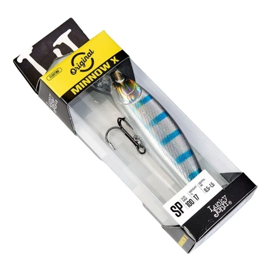 Воблер Lucky John Minnow X 100SP A13 17 гр Original  LJO0810SP-A13 — крупный план
	                                    2