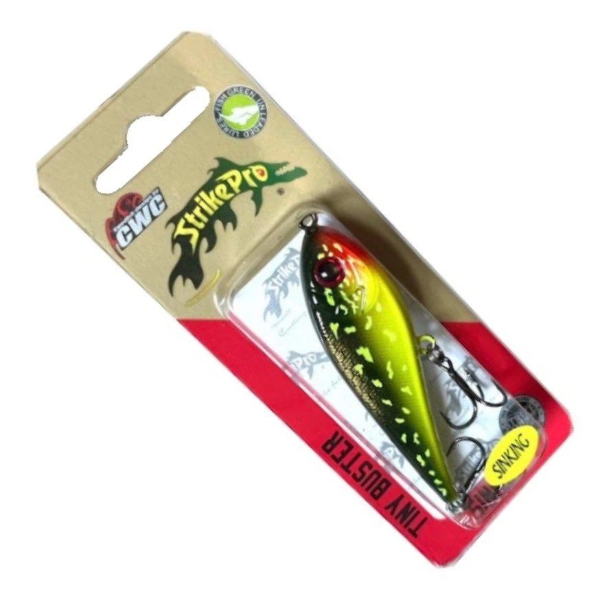 Воблер Strike Pro Tiny Buster AC202F Hot Pike 10,3 гр   EG-149#AC202F — крупный план
	                                    2