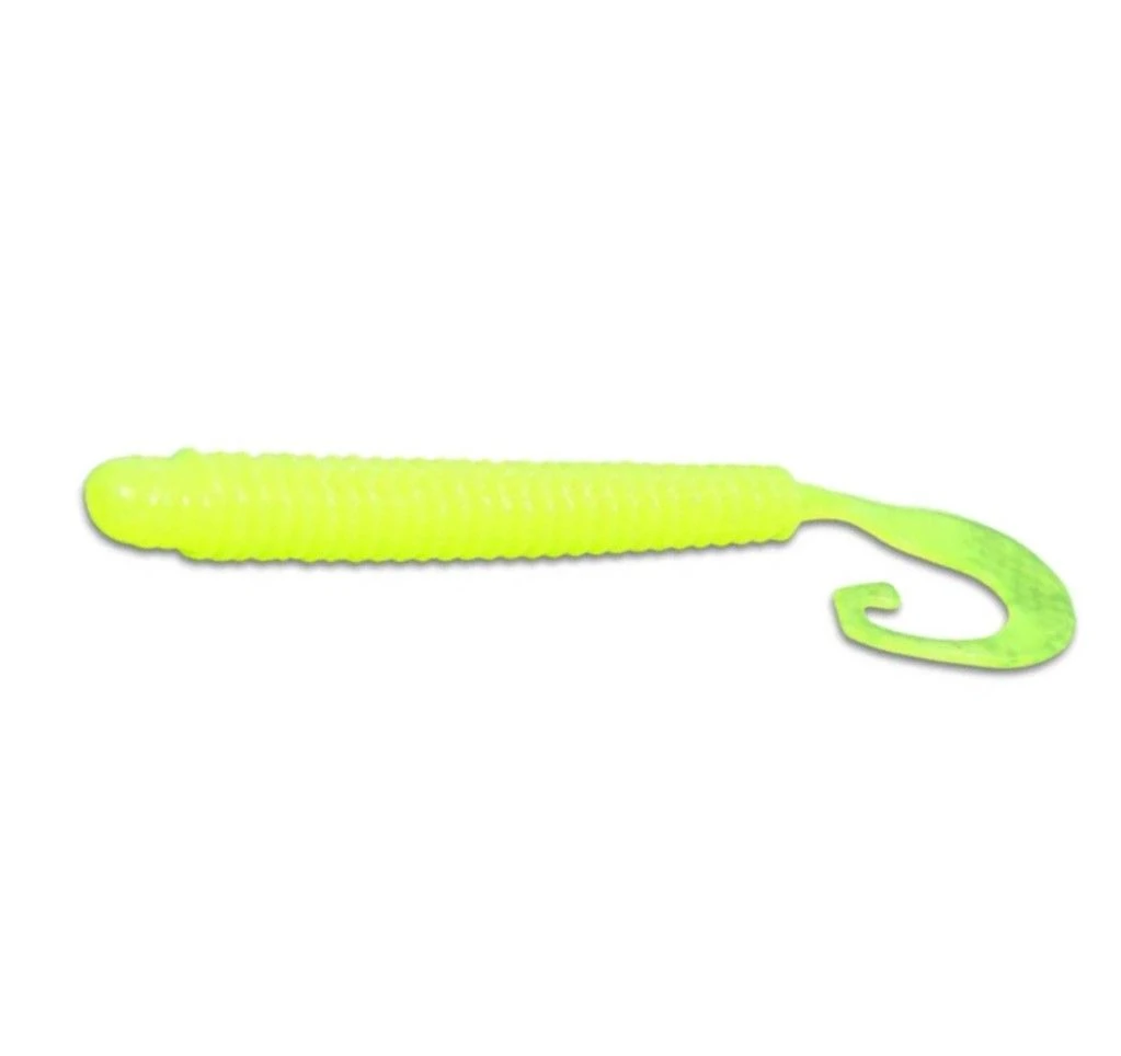Силиконовая приманка Reins G-Tail Saturn 4 105 мм 12 шт 106-Glow Chart   GTS4-106 — характеристики,  особенности конструкции