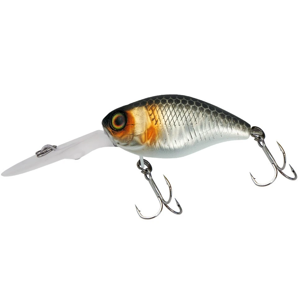 Воблер Jackall Chubby DD 38F Uv Mat Silver & Black 4,7 гр — характеристики,  особенности конструкции