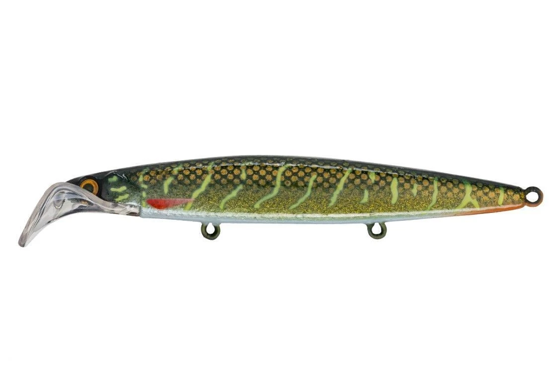 Воблер Strike Pro Scooter Minnow 110F JV012 Green Motoroil Pike UV 11,8 гр   EG-186F#JV012-UV — характеристики,  особенности конструкции