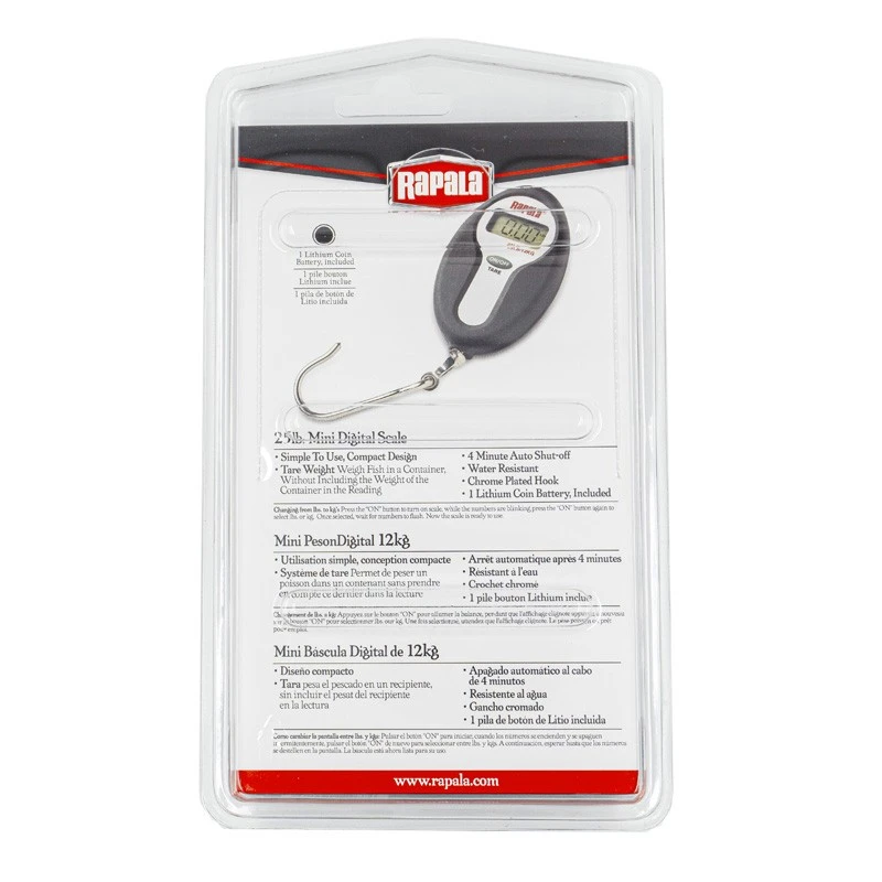 Весы Rapala Электронные  Компактные до 12 кг  RMDS-25 — крупный план
	                                    2