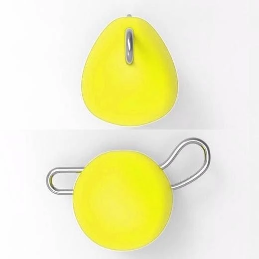 Груз UF Studio Капля-эксцентрик 2 гр 10 шт Желтый UV   2EyUV — крупный план
	                                    1