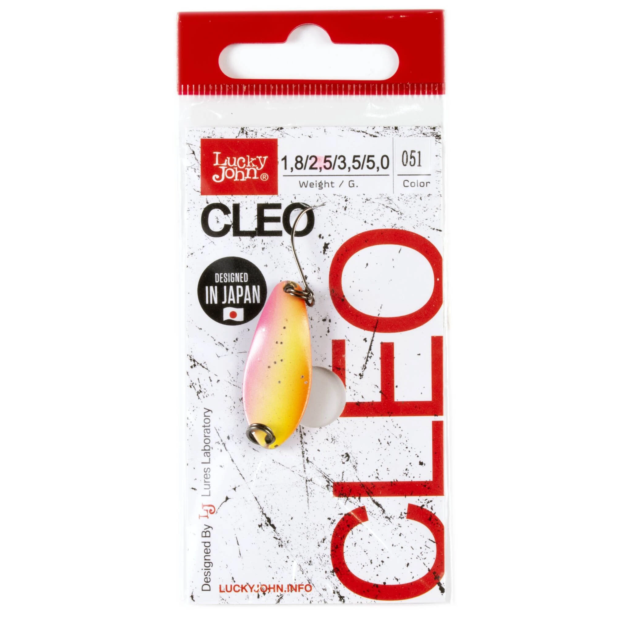 Колеблющаяся Блесна Lucky John Cleo 2,5 гр 31 мм 051   LJCL25-051 — крупный план
	                                    2