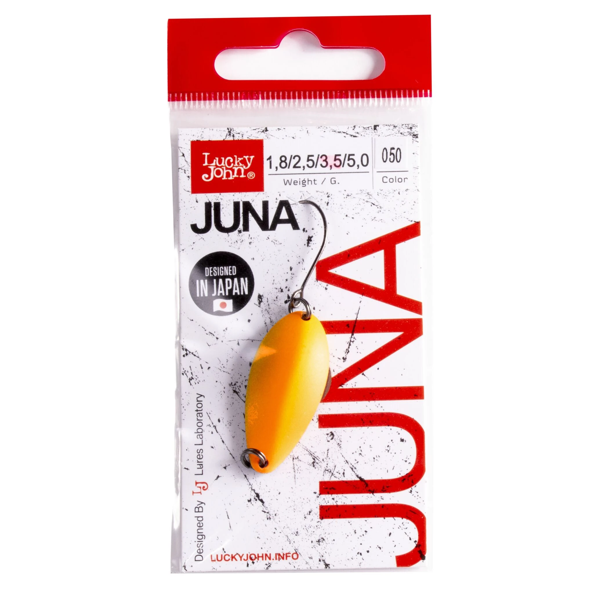 Колеблющаяся Блесна Lucky John Juna 3,5 гр 33 мм 050   LJJU35-050 — крупный план
	                                    2