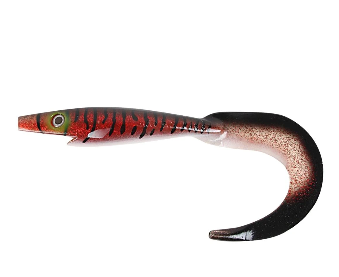Силиконовая приманка Strike Pro Giant Pig Tail 400 мм 1 шт Burbot   SP-172K#147 — характеристики,
	                                    особенности конструкции