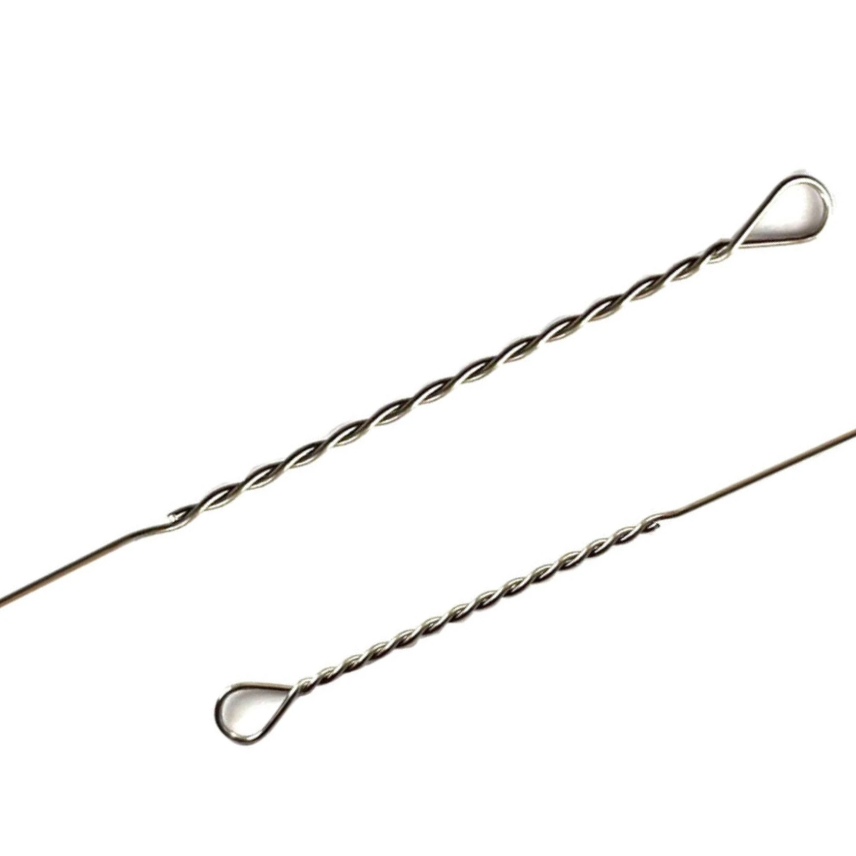 Поводок APS Струна в тубусе 20 см 8 кг  0,28 мм  30 шт — крупный план
	                                    1