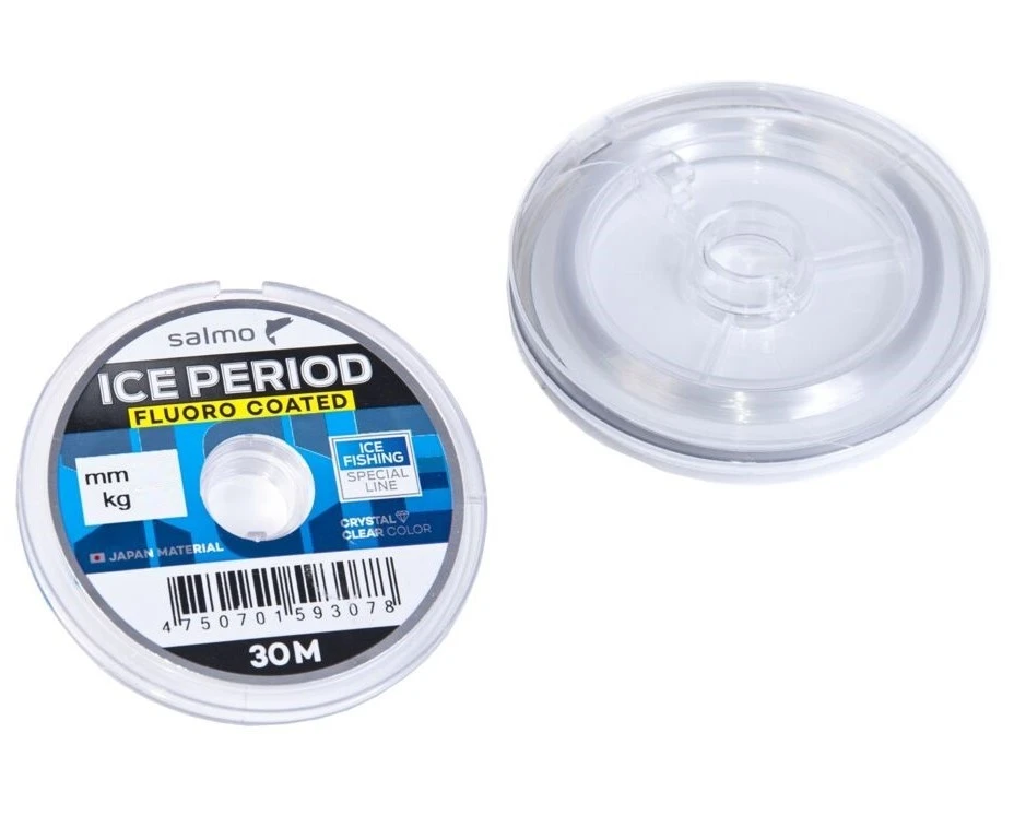 Леска монофильная Salmo Ice Period Fluoro Сoated 30 м 0,22 мм    4516-022 — крупный план
	                                    1