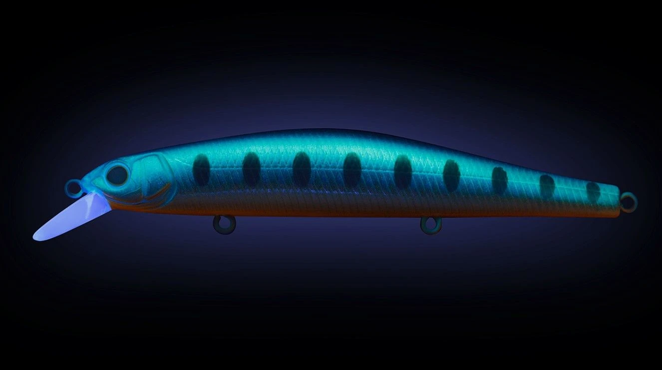 Воблер Strike Pro Inquisitor 130SP A150-713 UV Blue Silver OB 26,5 гр   EG-193C-SP#A150-713 — крупный план
	                                    1