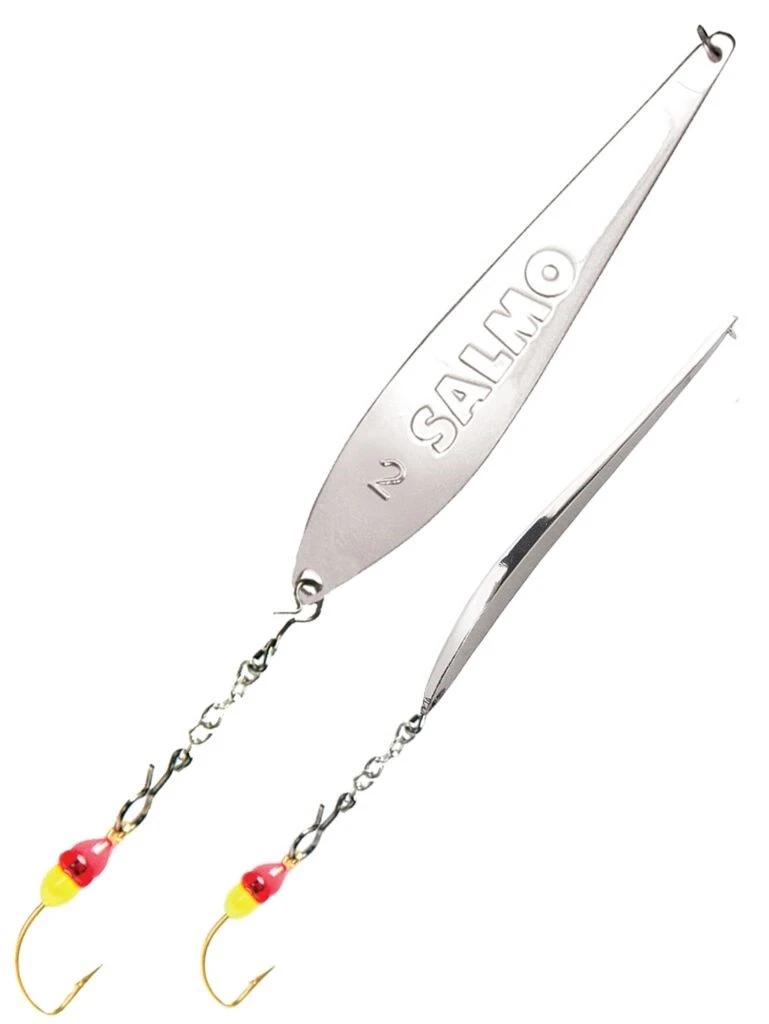 Зимняя Блесна Lucky John S-2-Z 3,5 гр 42 мм S С цепочкой и крючком  82751-S — крупный план
	                                    1