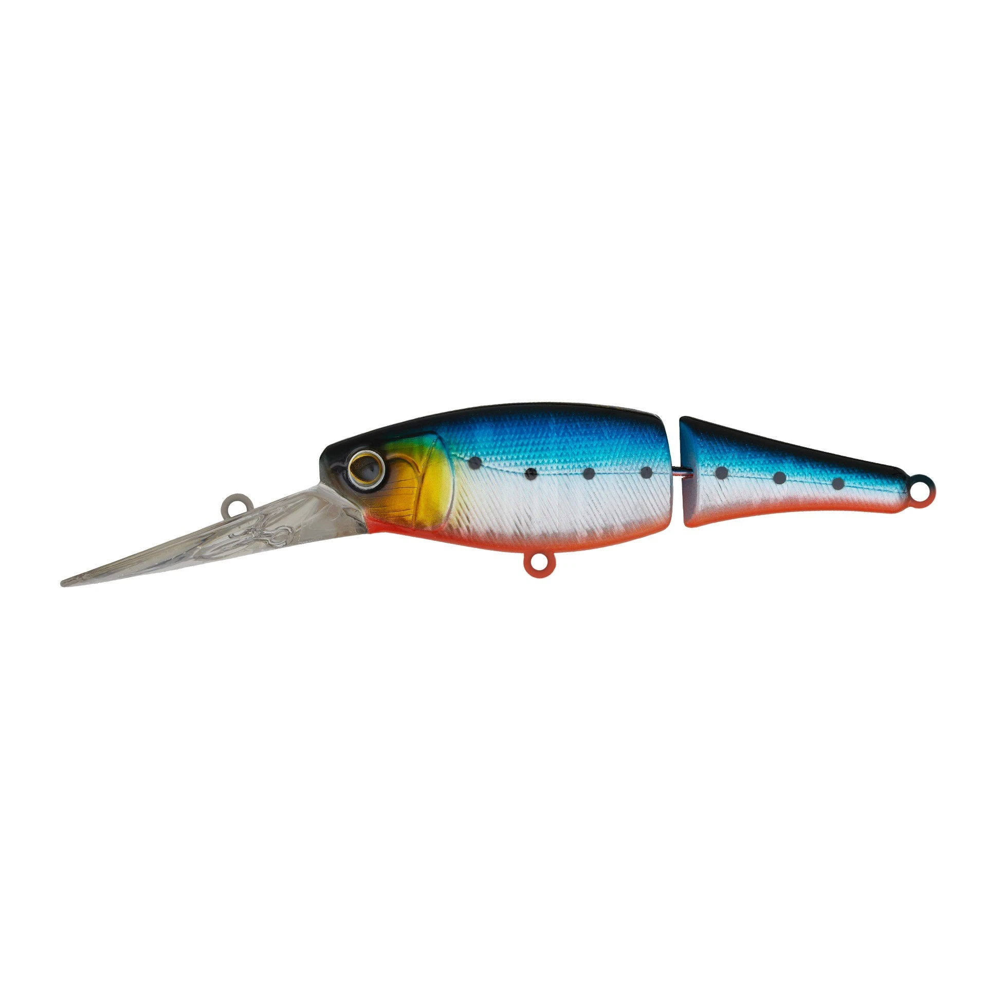 Воблер Strike Pro Deep Runner 80 A234-SBO Blue Back Silver OB Fluo 13 гр   EG-206#A234-SBO — характеристики,  особенности конструкции