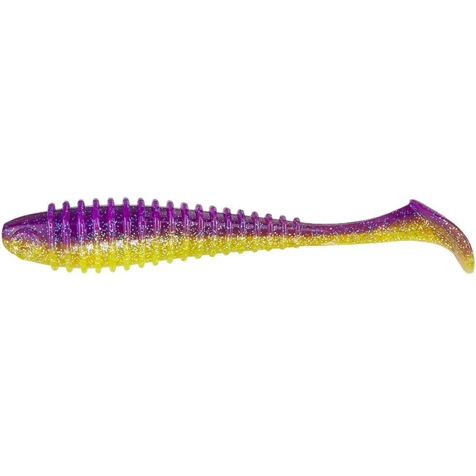 Силиконовая приманка Norstream Tubby Daddy 9 228 мм 1 шт 03 Purple-Yellow   15218-903 — характеристики,  особенности конструкции