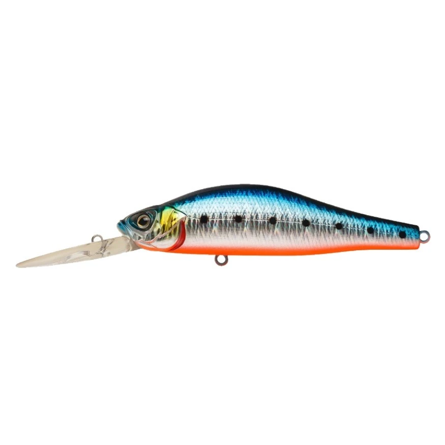 Воблер Strike Pro Archback Deep 80SP A234-SBO-LU Blue Back Silver OB Fluo 10,8 гр   EG-125AL-SP#A234-SBO-LU — характеристики,  особенности конструкции