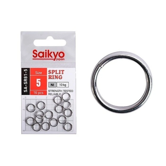 Кольцо Заводное Saikyo SA-SR81  №5 10 кг 16 шт BN   SA-SR81-5 — характеристики,  особенности конструкции