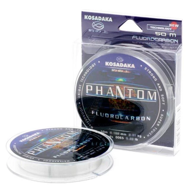 Флюорокарбон Kosadaka Phantom 50 м 0,205 мм    LPHT215 — характеристики,  особенности конструкции