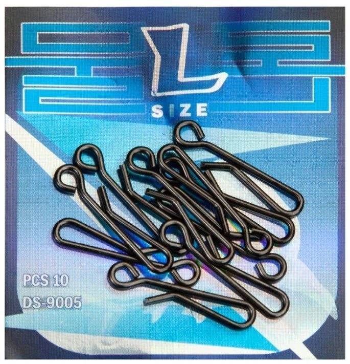 Застежка Hanzo DS 9005 №SS 10 шт    DS 9005-SS — крупный план
	                                    1