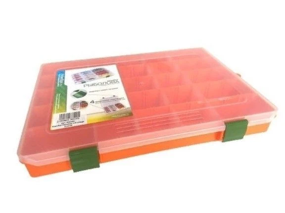 Коробка Fisherbox 310  31х23х4 см Orange   31.23.04 or — характеристики,
	                                    особенности конструкции