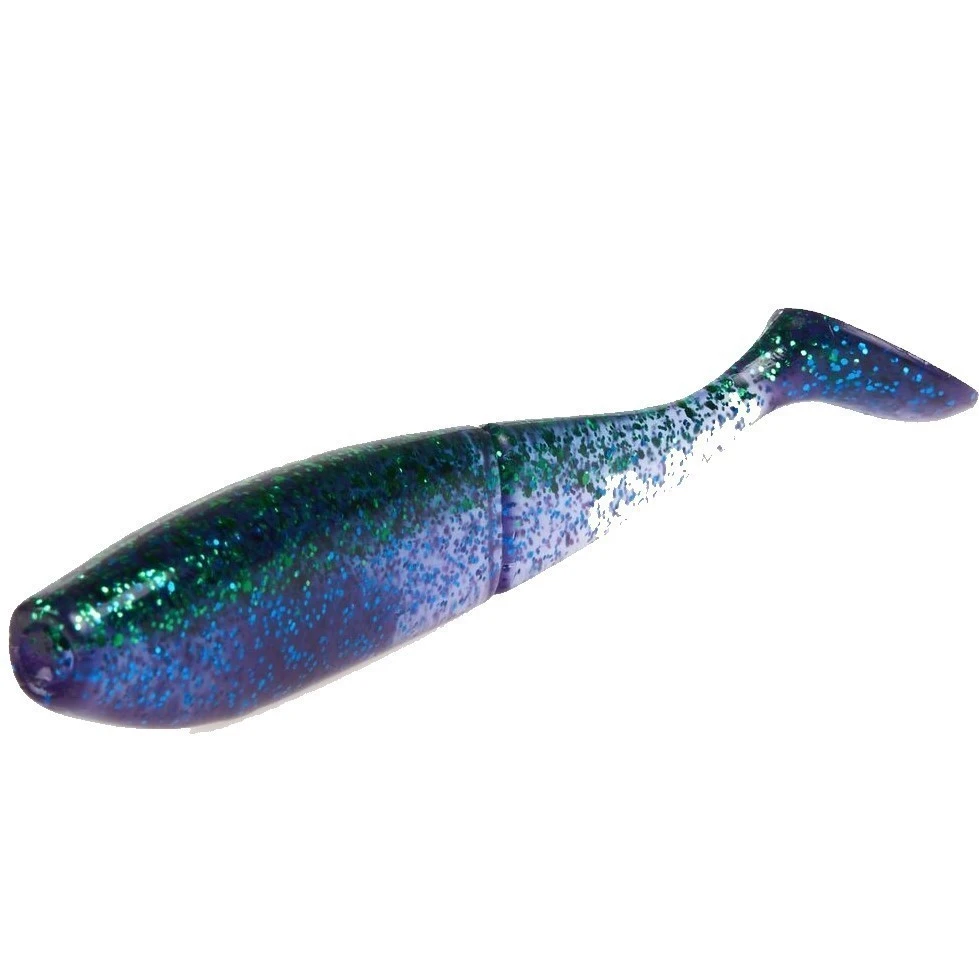 Силиконовая приманка Lucky John Zander Paddle Tail 5.5in 140 мм 3 шт Z13 3D Series  140431-Z13 — крупный план
	                                    1