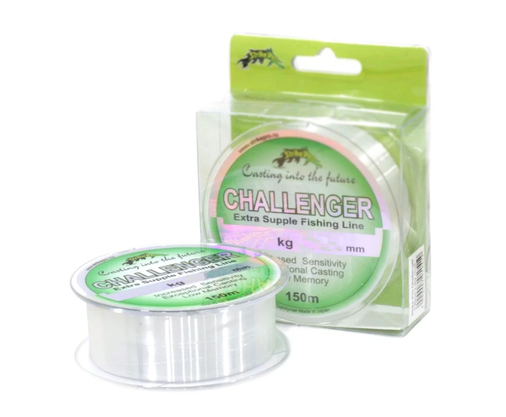 Флюорокарбон Strike Pro Challenger 150 м 0,35 мм Прозрачный флюо — характеристики,  особенности конструкции