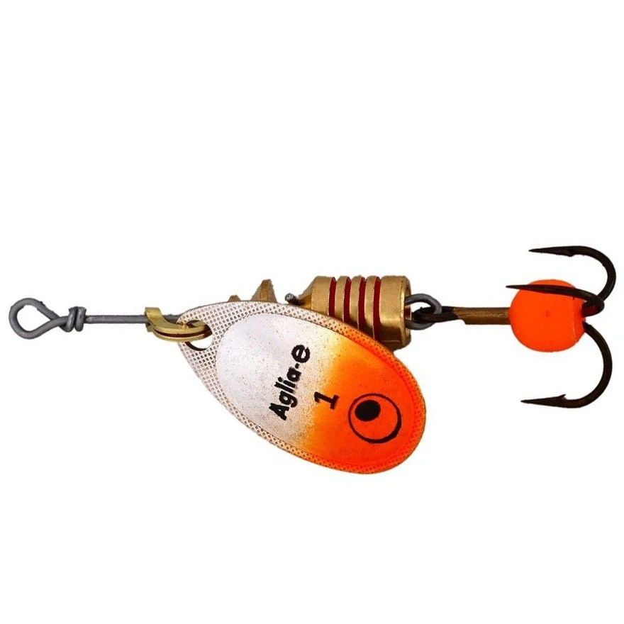 Вращающаяся Блесна Mepps Aglia-E №1 3,5 гр Orange Bright   ae-1-a-or — характеристики,
	                                    особенности конструкции