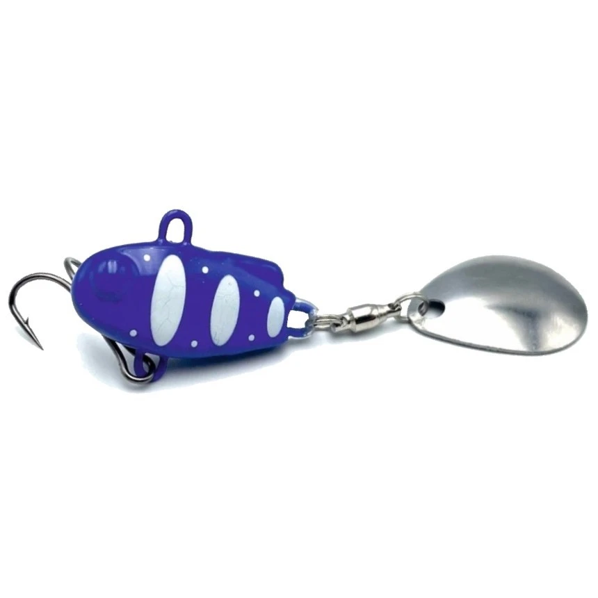 Тейл-спиннер UF Studio Наш TC-1 7 гр 53 мм 09 Синий-Белый   ТС7#09СБ — характеристики,  особенности конструкции