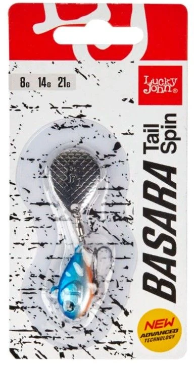 Тейл-спиннер Lucky John Basara Tail Spin 21 гр 66 мм 002   LJBTS21-002 — крупный план
	                                    2