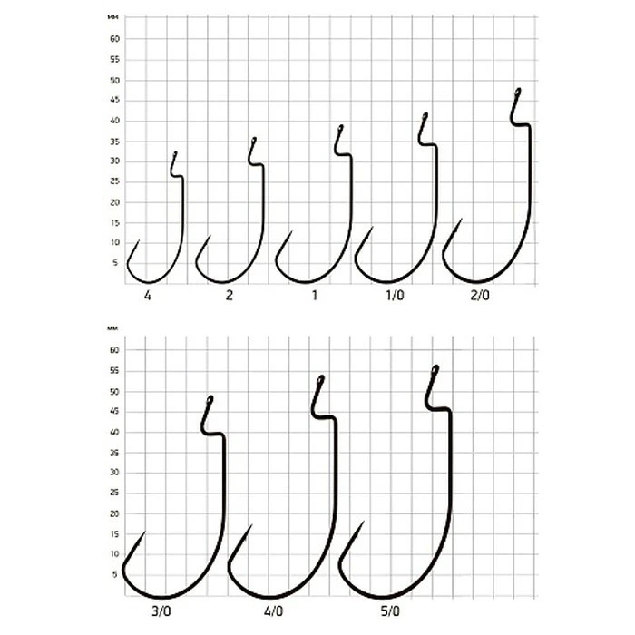 Крючок Офсетный Saikyo BS-2315 №4 10 шт BN   BS-2315BN4-10 — крупный план
	                                    2