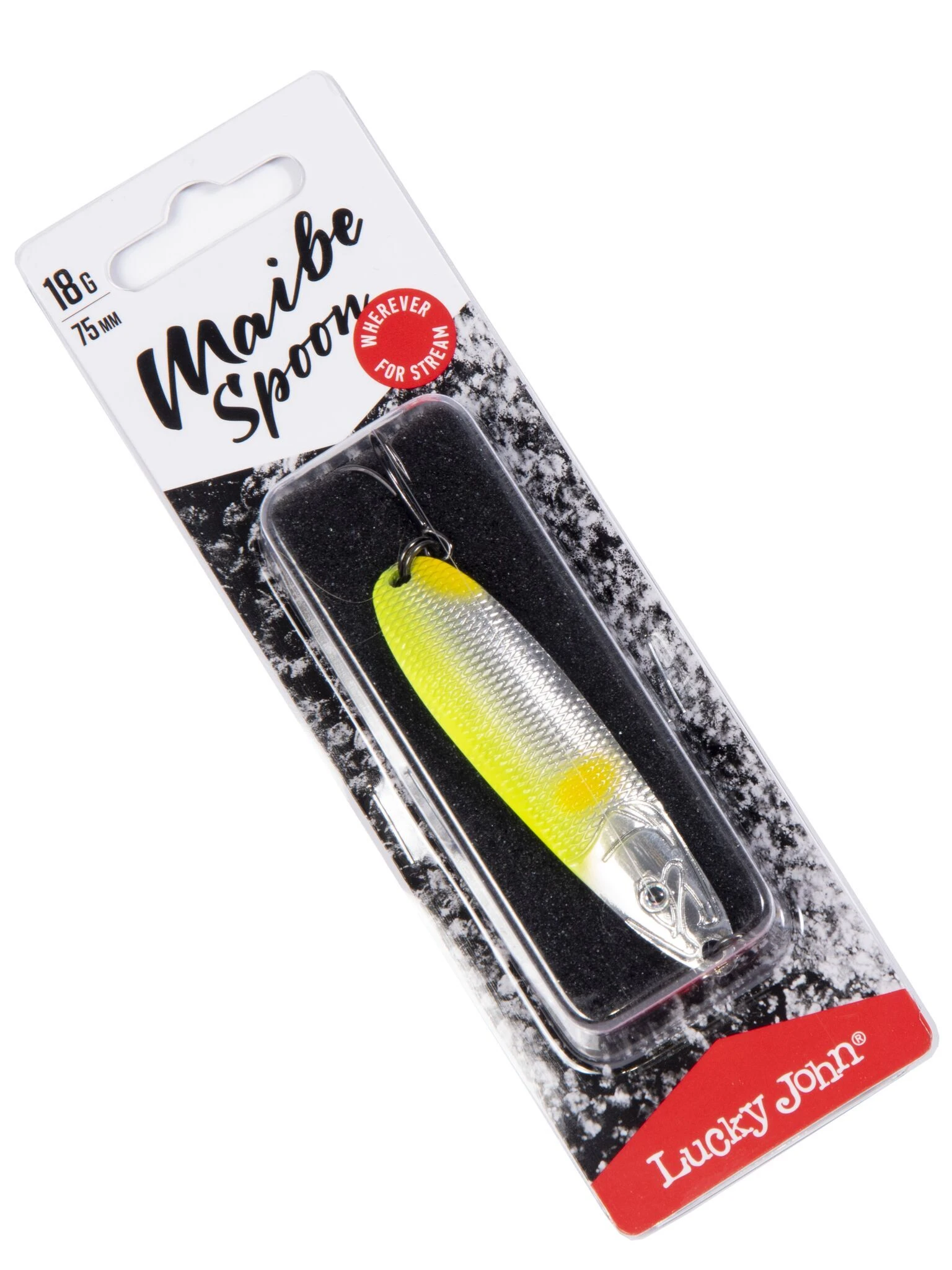 Колеблющаяся Блесна Lucky John Maibe Spoon 18 гр 75 мм 002   LJMAI18-002 — крупный план
	                                    2