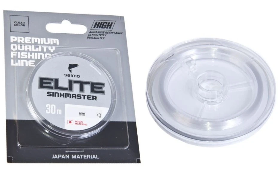 Леска монофильная Salmo Elite Sinkmaster 30 м 0,15 мм    4511-015 — характеристики,
	                                    особенности конструкции