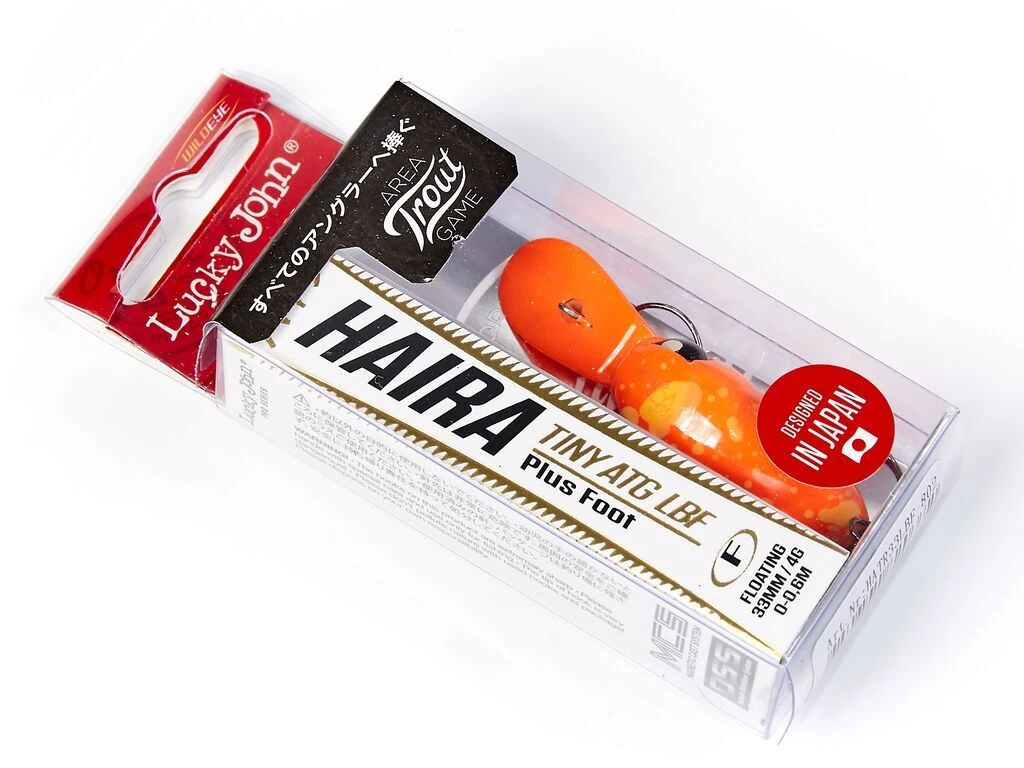 Воблер Lucky John Haira Tiny 33LBF ATG Plus Foot 802 4 гр Pro Series  HATR33LBF-802 — крупный план
	                                    2