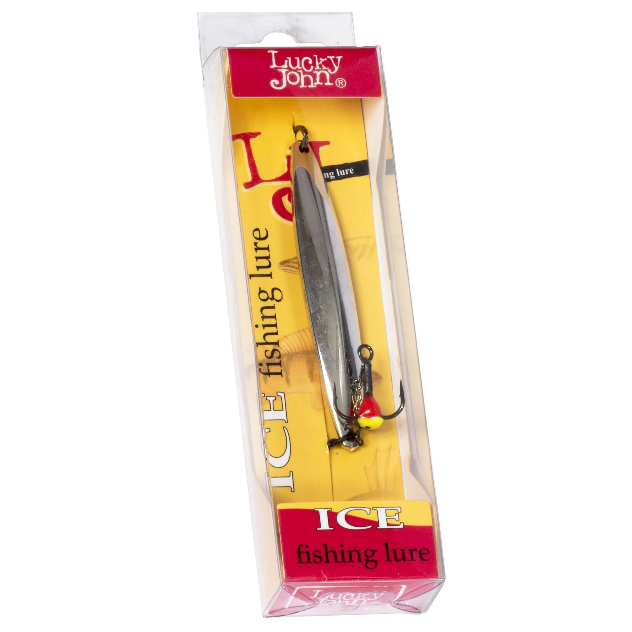 Зимняя Блесна Lucky John Nail Blade 15 гр 65 мм S С цепочкой и тройником  LJNB65-S — крупный план
	                                    1