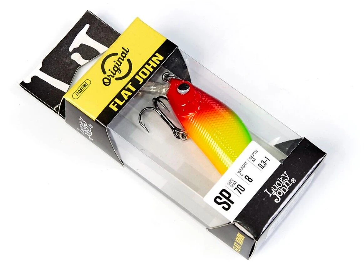 Воблер Lucky John Flat John 70SP S59 8 гр Original  LJO0907SP-S59 — крупный план
	                                    2
