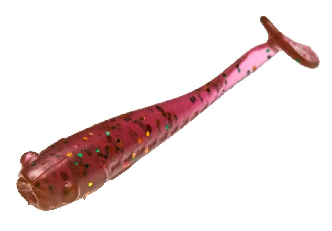 Силиконовая приманка Lucky John Baby Rockfish 1.4in 35 мм 20 шт S14 Pro Series  140149-S14 — крупный план
	                                    1