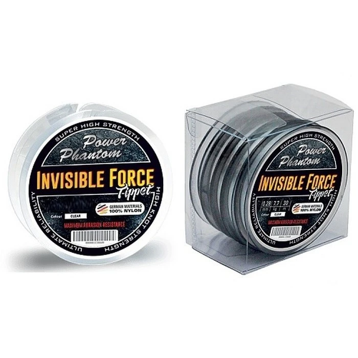 Леска монофильная Power Phantom Invisible Force Tippet 30 м 0,18 мм Clear   PPIFTC30018 — характеристики,  особенности конструкции