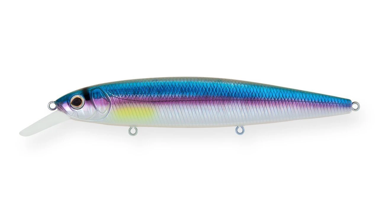 Воблер Strike Pro Bold 110SP A210-SBO-RP Rainbow Ghost Wakasagi 15,4 гр   EG-191A-SP#A210-SBO-RP — характеристики,
	                                    особенности конструкции