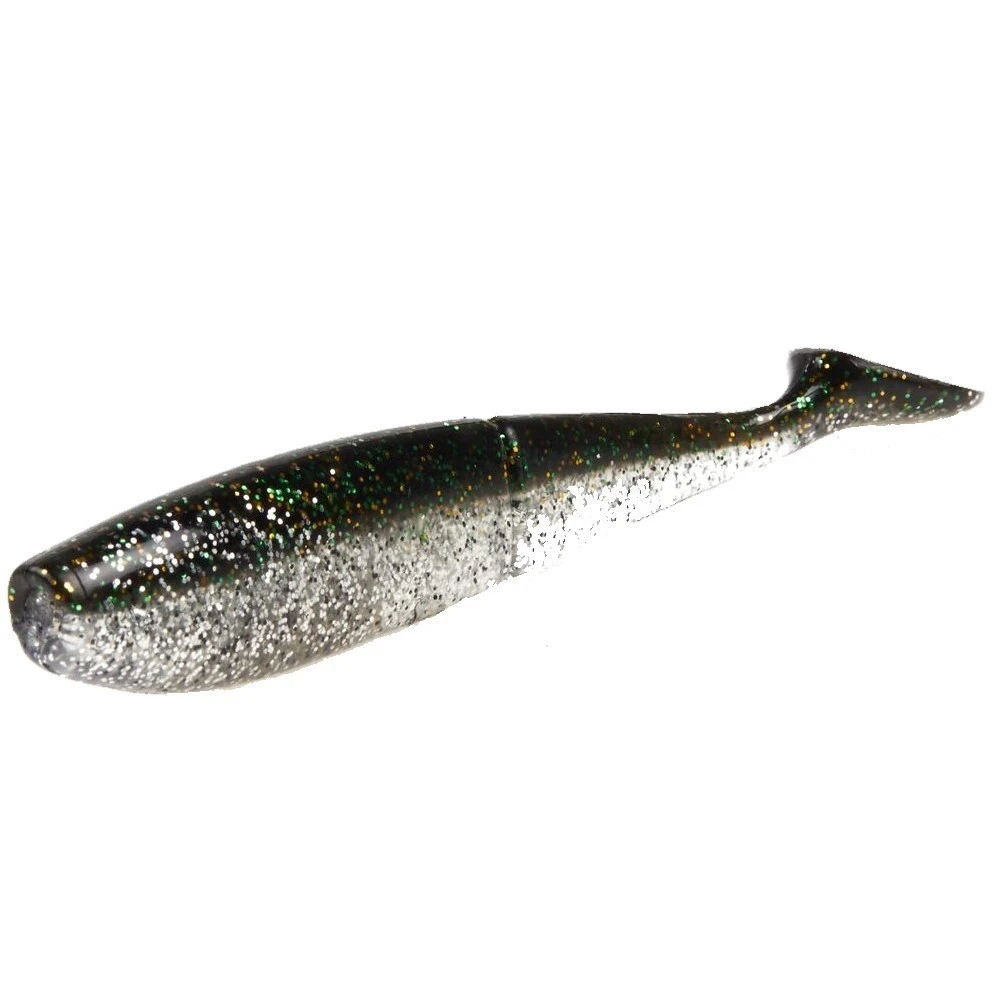 Силиконовая приманка Lucky John Zander Paddle Tail 5.5in 140 мм 3 шт Z11 3D Series  140431-Z11 — крупный план
	                                    1