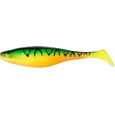 Силиконовая приманка Narval Commander Shad 12 120 мм 4 шт 006-Mat Tiger   NVCM12006 — характеристики,  особенности конструкции