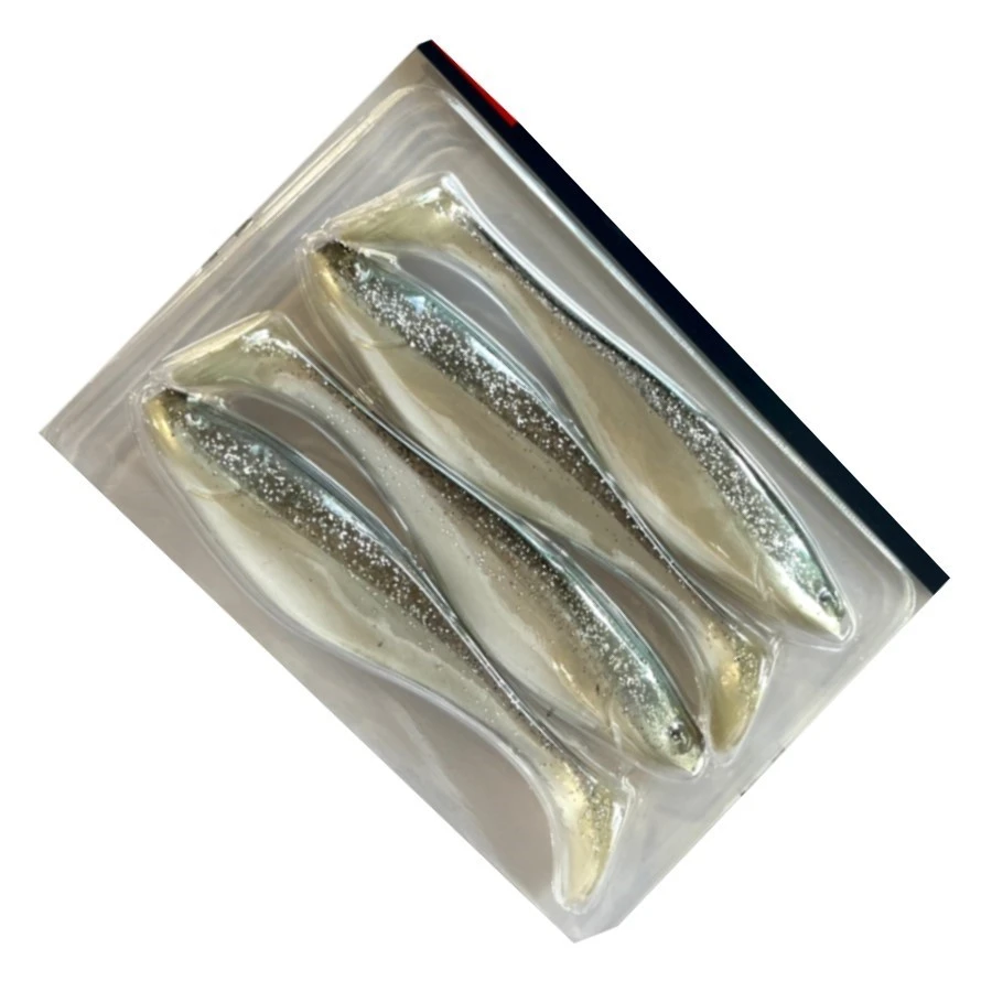 Силиконовая приманка Narval Commander Shad 12 120 мм 4 шт 012-John Snow   NVCM12012 — крупный план
	                                    1