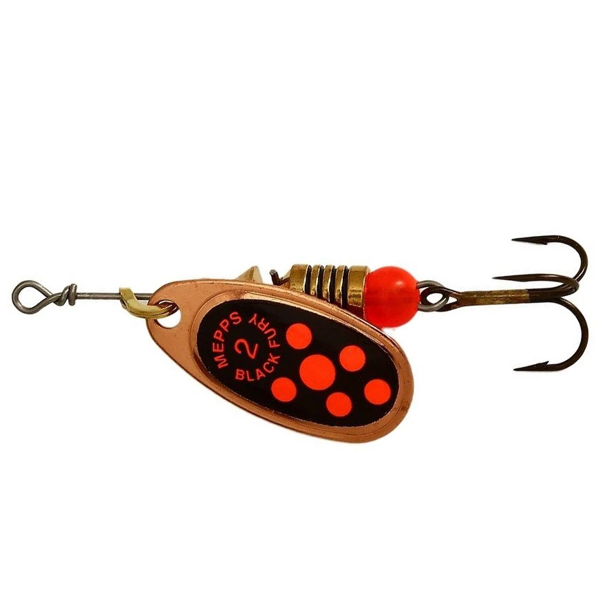 Вращающаяся Блесна Mepps Comet Black Fury №2 4,5 гр CF Fluo Orange   cbf-2-c-fo — характеристики,
	                                    особенности конструкции