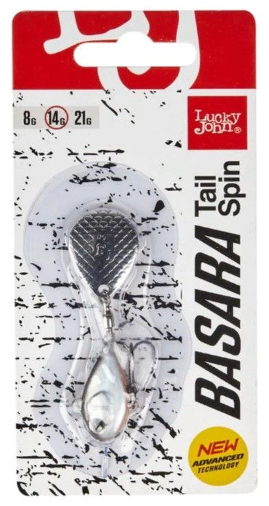 Тейл-спиннер Lucky John Basara Tail Spin 14 гр 60 мм 001   LJBTS14-001 — крупный план
	                                    2