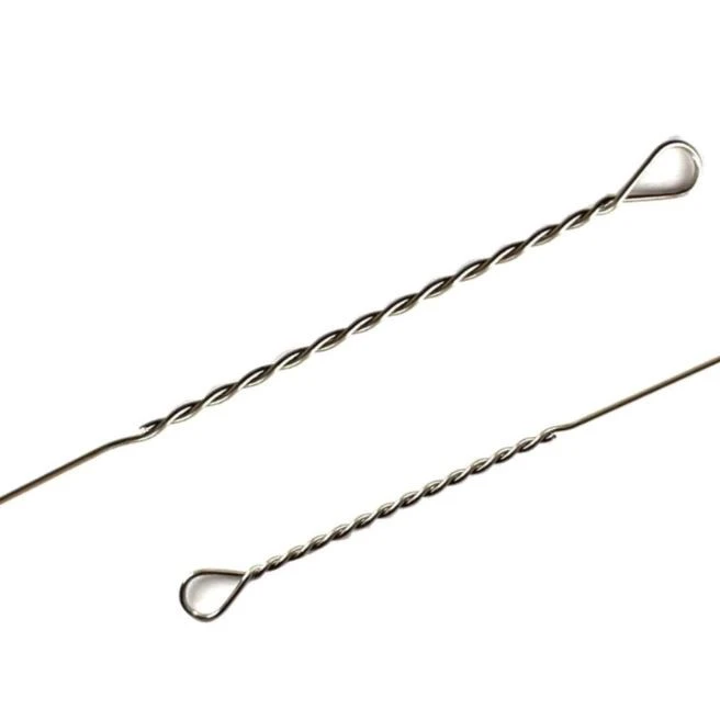 Поводок APS Струна 20 см 17 кг  0,4 мм  7 шт С Вертлюгом — крупный план
	                                    1