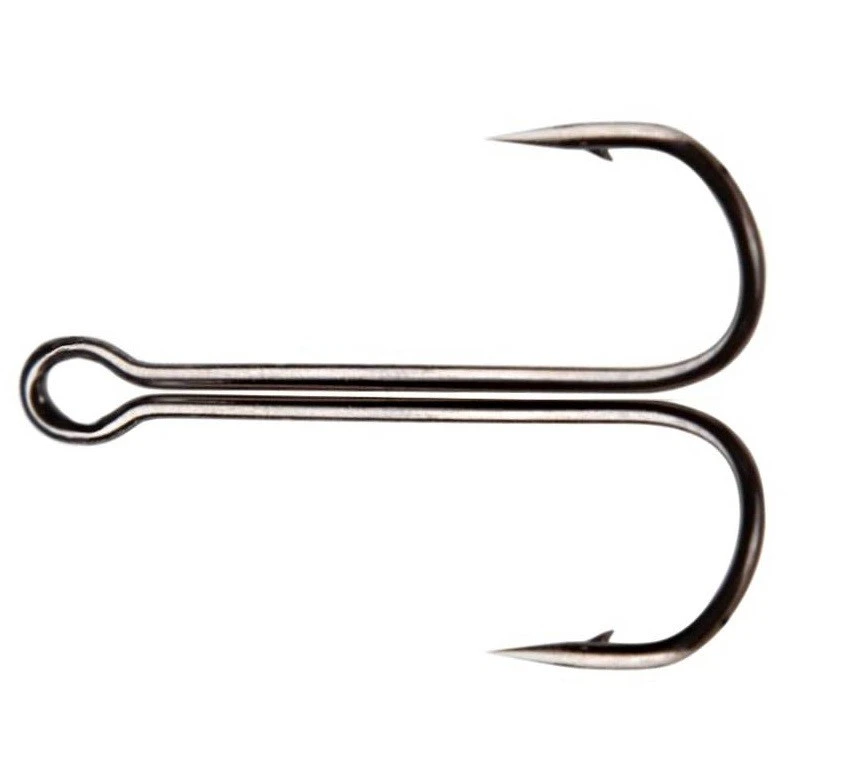 Крючок Двойной Hanzo Double Hook Long №8 10 шт    DHL-8 — характеристики,  особенности конструкции