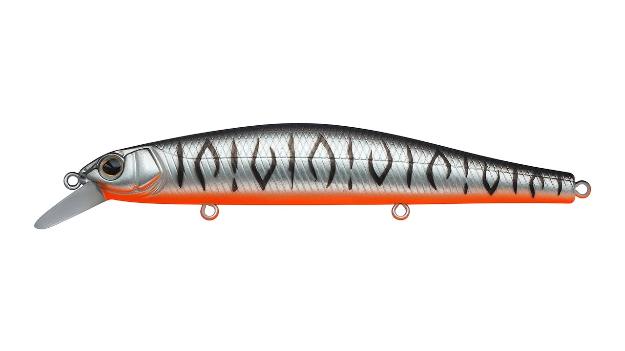 Воблер Strike Pro Inquisitor 130SP A243ES Grey Shadow Mat Tiger 26,5 гр   EG-193C-SP#A243ES — характеристики,  особенности конструкции