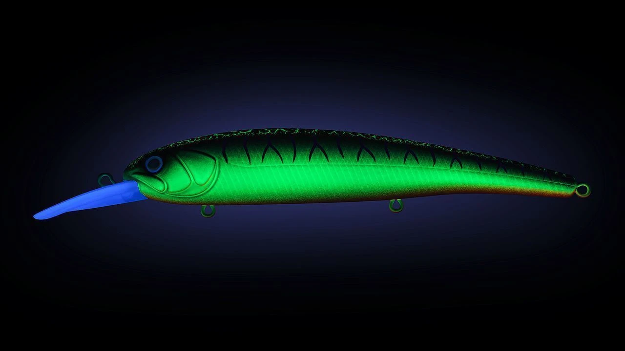 Воблер Strike Pro Hooligan Shallow 120SP A223S-RP Pearl Mat Tiger 20,1 гр   EG-220SP#A223S-RP — крупный план
	                                    2