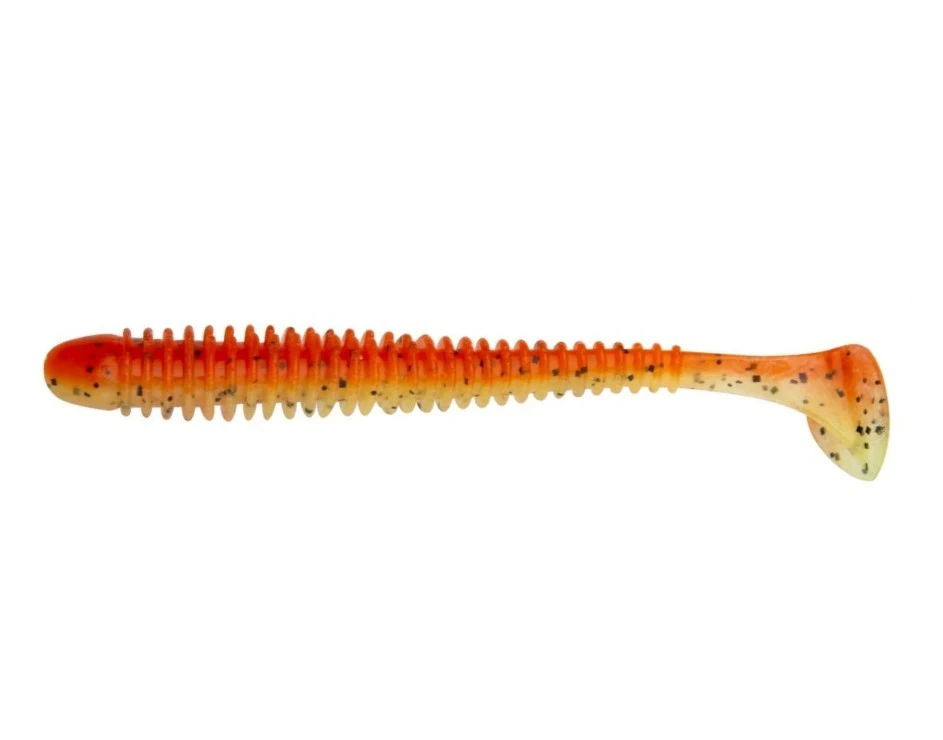 Силиконовая приманка Keitech Swing Impact 4 101 мм 8 шт PAL #08 Spicy Mustard — характеристики,  особенности конструкции