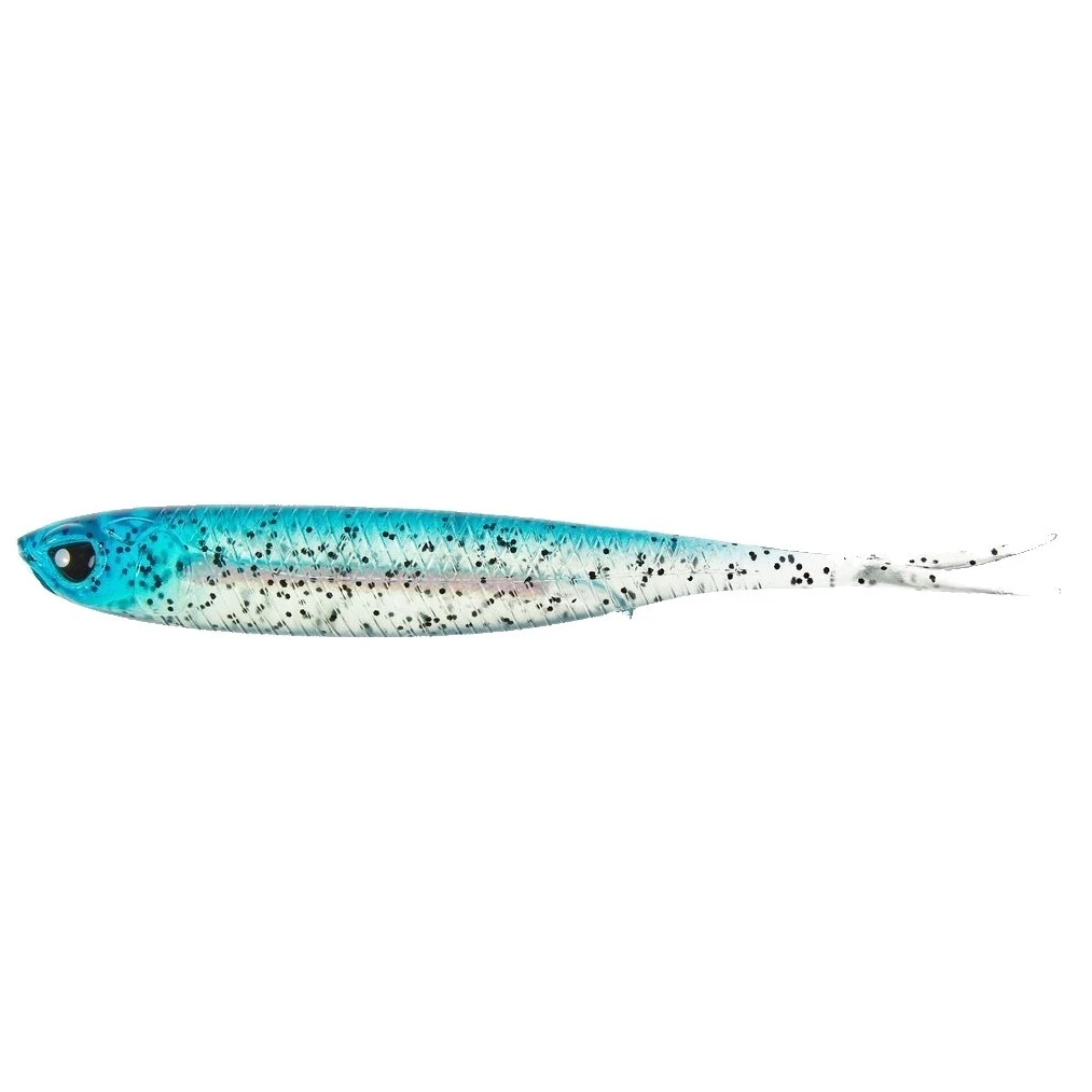 Силиконовая приманка Lucky John Makora Split Tail 5.0in 127 мм 4 шт 002 3D Series  140411-002 — характеристики,  особенности конструкции
