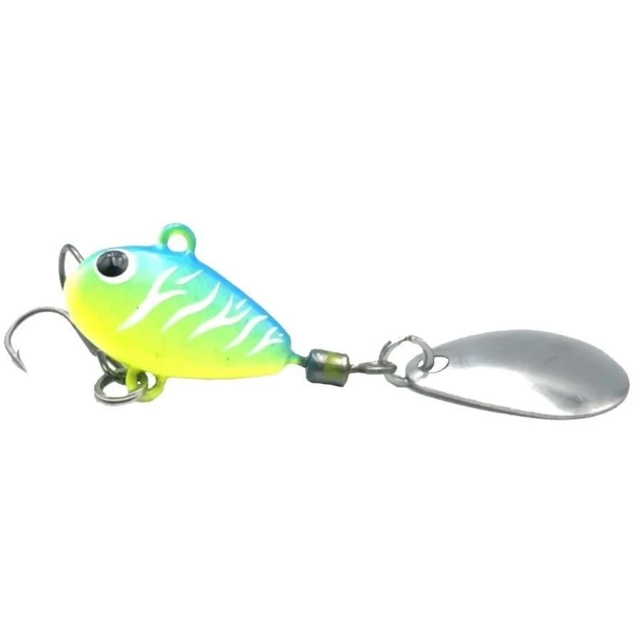 Тейл-спиннер UF Studio Hurricane 24 24 гр 62 мм Ice Tiger    H24Itiger — характеристики,  особенности конструкции