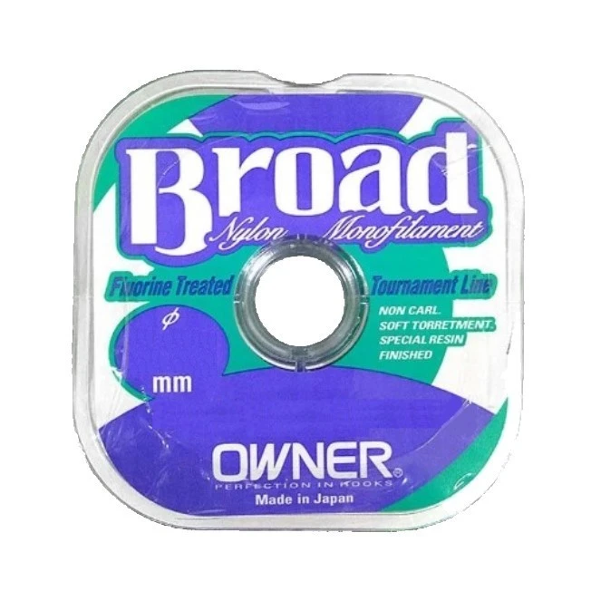 Леска монофильная Owner Broad 100 м 0,12 мм    ow-56013-0.12 — характеристики,  особенности конструкции